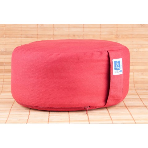 Meditacinė pagalvė, raudona, su kapoko užpildu