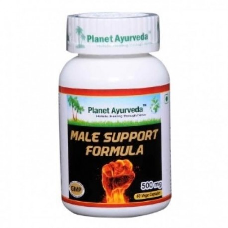 Uztura bagātinātājs Male Support formula, Planet Ayurveda, 60 kapsulas