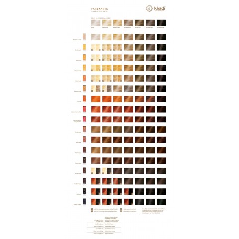 Herbal golden copper hair dye Copper, Khadi Naturprodukte, 100g