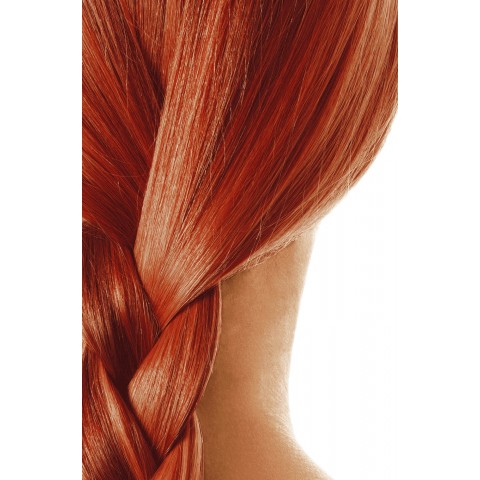 Augu matu krāsa bagātīgi oranžīgi-sarkana Pure Henna, Khadi, 100 g