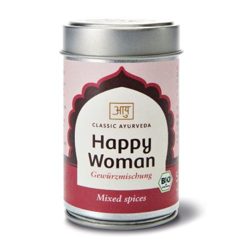 Organisks garšvielu maisījums sievietēm Happy Women, Classic Ayurveda, 50g