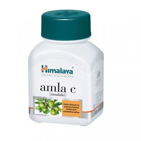 Uztura bagātinātājs Amla-C Amalaki, Himalaya, 60 kapsulas