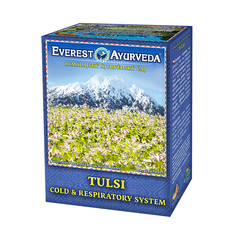 Ājurvēdas Himalaju tēja Tulsi, birstoša, Everest Ayurveda, 100g