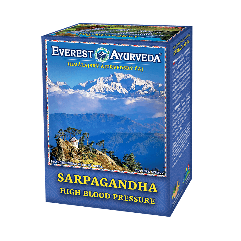 Ājurvēdas Himalaju tēja Sarpagandha, birstoša, Everest Ayurveda, 100g