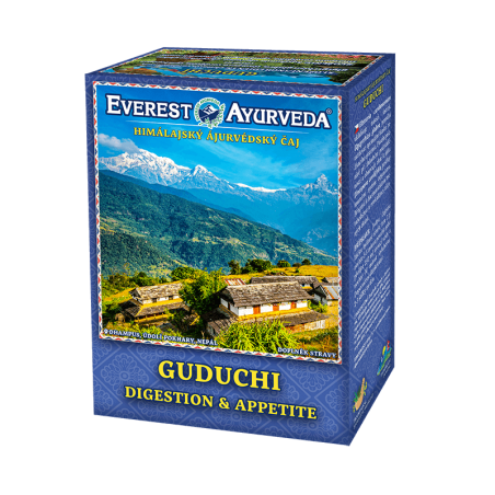 Ājurvēdas Himalaju tēja Guduchi, birstoša, Everest Ayurveda, 100g