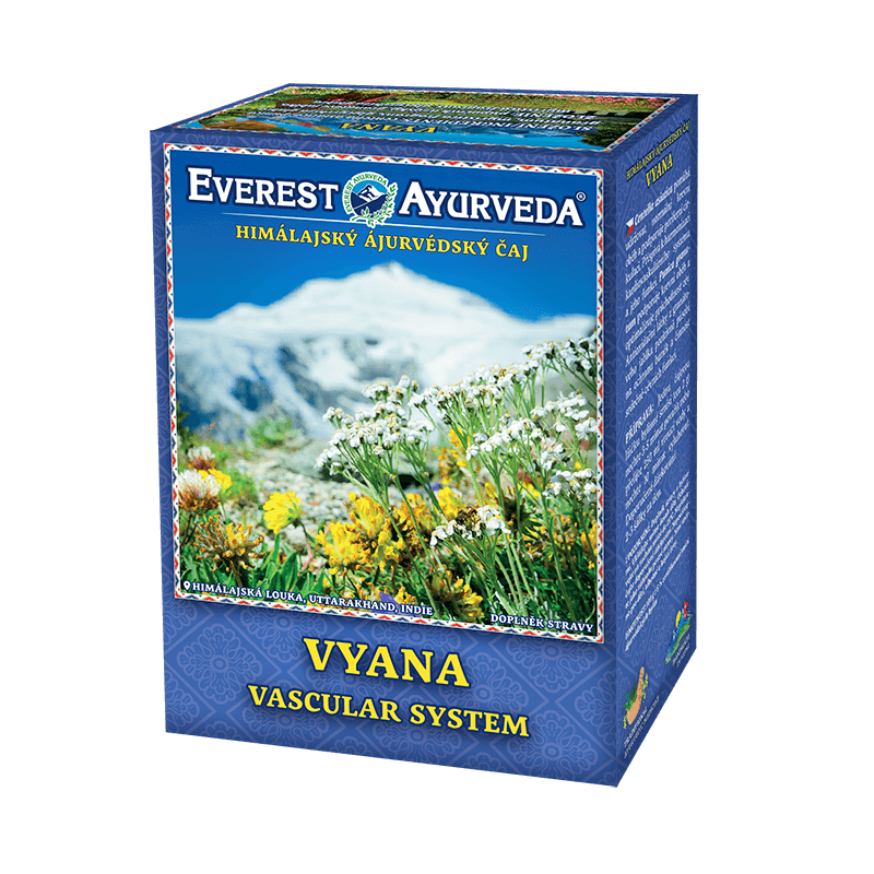 Ājurvēdas Himalaju tēja Vyana, birstoša, Everest Ayurveda, 100g