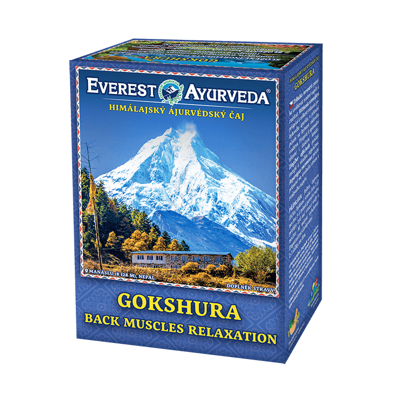 Ājurvēdas Himalaju tēja Gokshura, birstoša, Everest Ayurveda, 100g