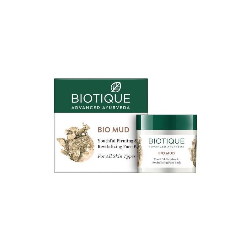Dūņu sejas maska Bio Mud Revitalizing Face Pack, Biotique, 75 g