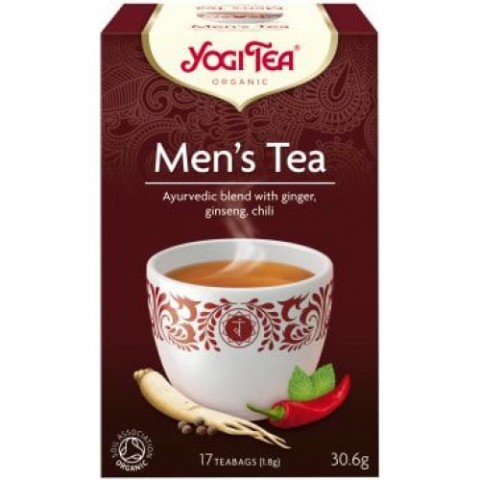 Zāļu tēja vīriešiem Men's Tea, Yogi Tea, 17 maisiņi
