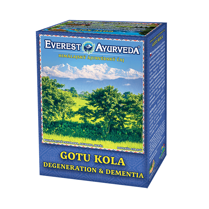 Ājurvēdas Himalaju tēja Gotu Kola, birstoša, Everest Ayurveda, 100g