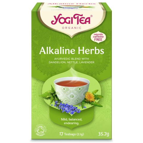 Sārmaina zāļu tēja Alkaline Herbs, Yogi Tea, 17 paciņas