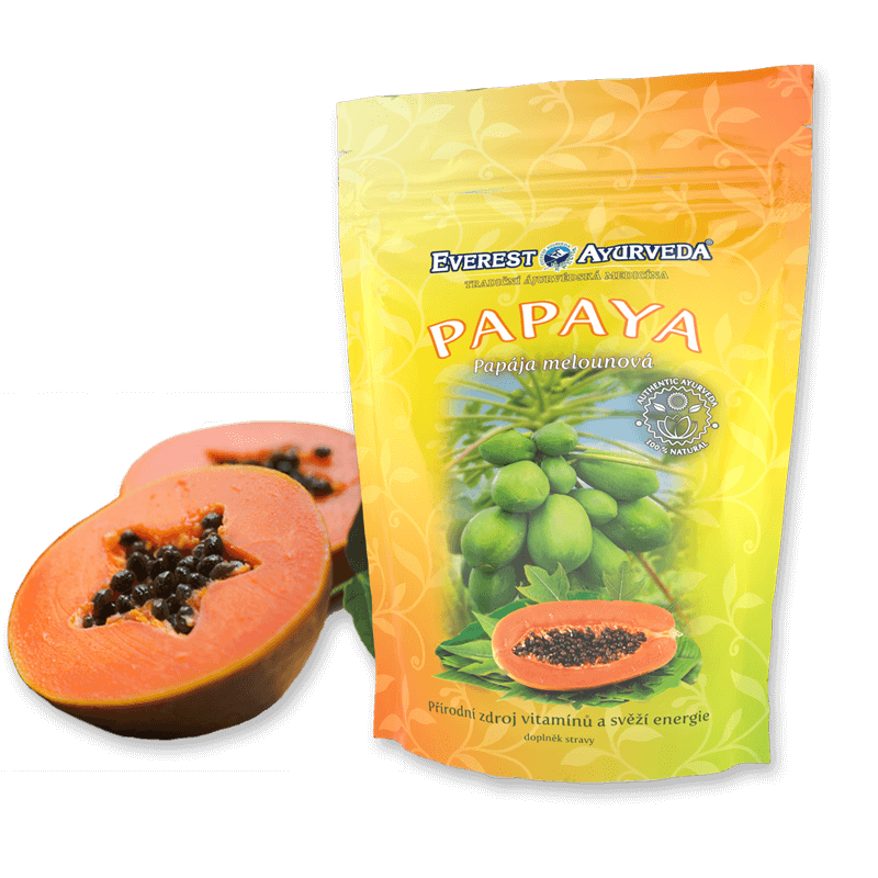 Dried papaya fruits Papaya, Everest Ayurveda, 100g