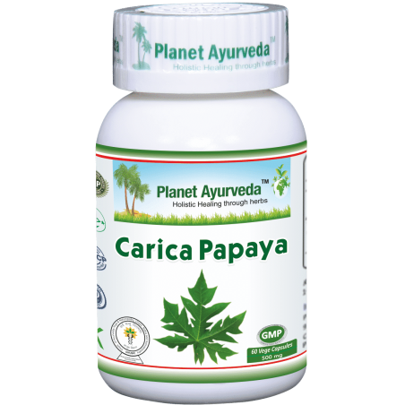 Uztura bagātinātājs Carica Papaya, Planet Ayurveda, 60 kapsulas