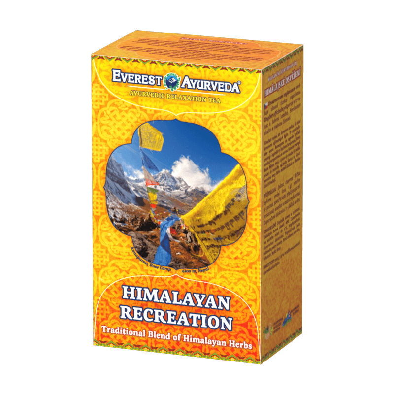 Ājurvēdas Himalaju tēja Himalayan Recreation Nepal, birstoša, Everest Ayurveda, 100g