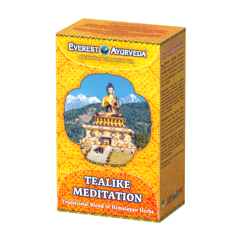 Ājurvēdas Himalaju tēja Tealike Meditation Bodhi, brīvs, Everest Ayurveda, 100g