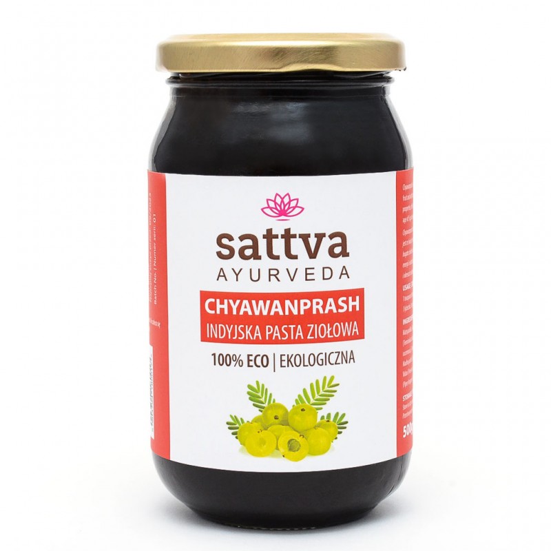 Organiskais ajūrvēdas džems Chyawanprash, Sattva Ayurveda, 500 g