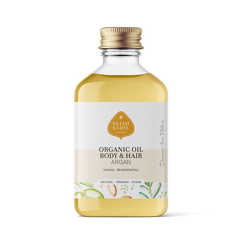 Organiskā matu un ķermeņa eļļa Argan, Eliah Sahil, 100 ml