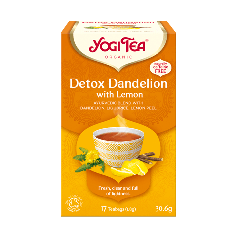 Dandelion tea with lemon Detox With Lemon, Yogi Tea, 17 packets