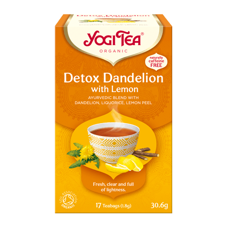 Dandelion tea with lemon Detox With Lemon, Yogi Tea, 17 packets