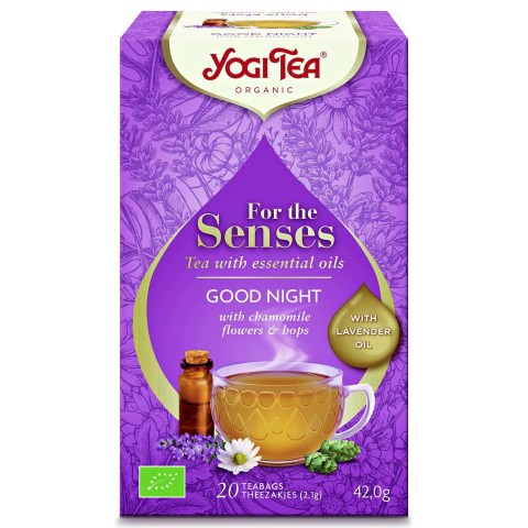 Tēja ar ēteriskajām eļļām Good Night (Ar labunakti), Yogi Tea, 20 maisiņi