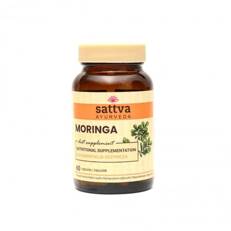 Пищевая добавка Моринга, Sattva Ayurveda, 60 капсул