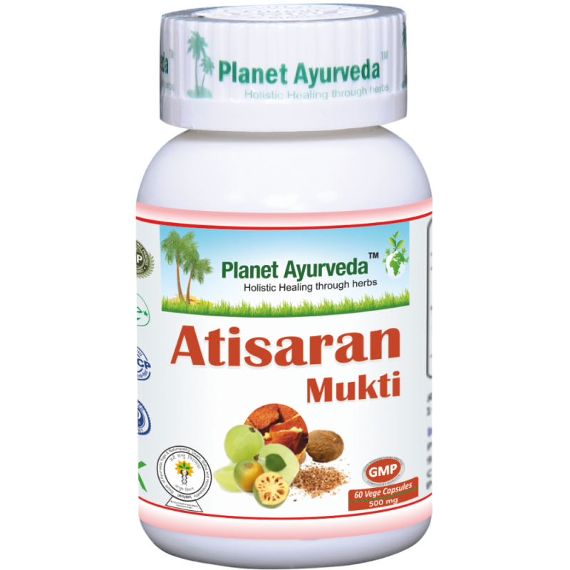 Пищевая добавка Atisaran Mukti, Planet Ayurveda, 60 капсул