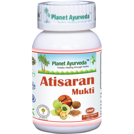 Пищевая добавка Atisaran Mukti, Planet Ayurveda, 60 капсул