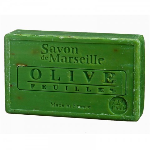 Dabīgās ziepes ar olīvu lapām Olive Leaves, Savon de Marseille, 100 g