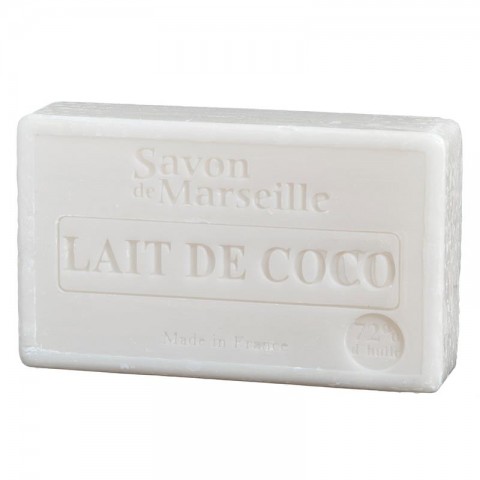 Натуральное мыло с кокосовым молоком, Savon de Marseille, 100г