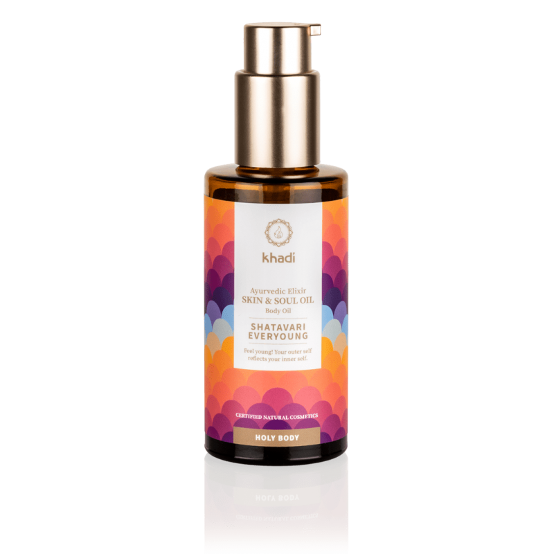 Масло для кожи тела и лица Shatavari Everyoung Elixir, Khadi, 100мл Масло для кожи тела и лица Shatavari Everyoung Elixir, Khadi, 100мл
