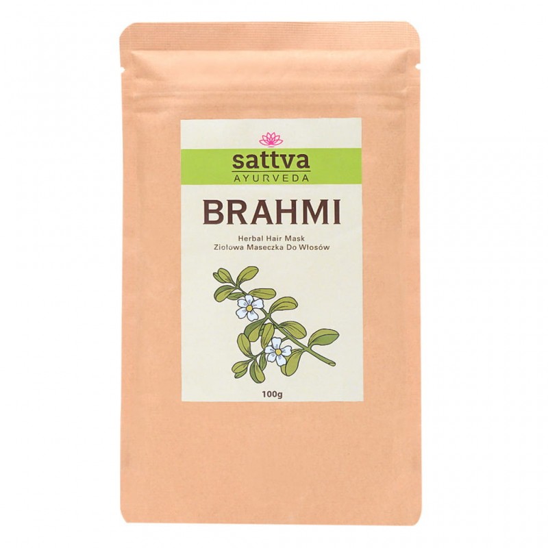 Brahmi (mėlynžiedės taškuonės) milteliai,  Sattva Ayurveda, 100g