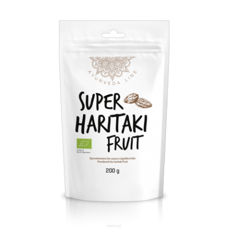 Augļu pulveris Super Haritaki Fruit, organisks, Ayurveda Line, 200 g