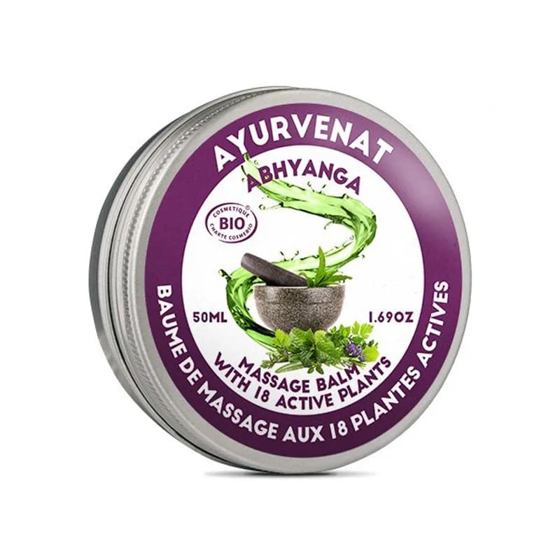 Ayurvedic massage balm with 18 plants Abhyanga, Ayurvenat, 50ml