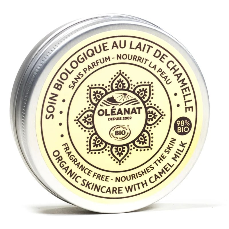 Body butter with Camel milk, odorless, organic, Oleanat, 50ml