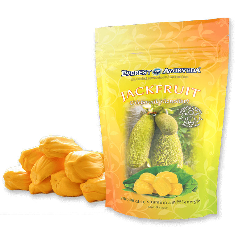 Žāvēti maizes augļi Jackfruit, Everest Ayurveda, 100g
