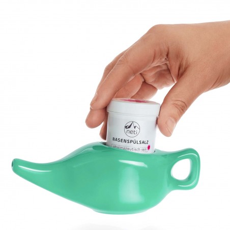 Attīrīta sāls deguna tīrīšanas procedūrai Neti Pot, 70 g