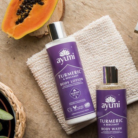 Увлажняющий лосьон для тела с куркумой Turmeric & Shea Butter, Ayumi, 250 мл