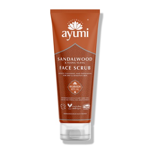 Facial Scrub Sandalwood & Ylang Ylang, Ayumi, 125 ml