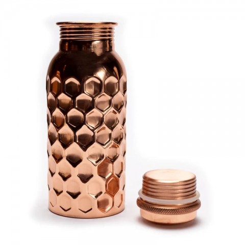 Copper bottle Hammered, Yogi&Yogini, 500 ml