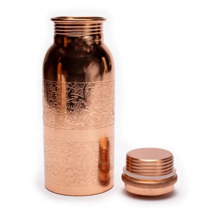 Copper bottle Floral Design, Yogi&Yogini, 500 ml