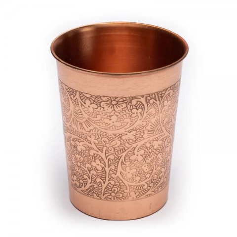 Медная чашка Floral Design, Yogi & Yogini, 250мл