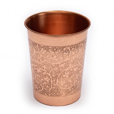 Медная чашка Floral Design, Yogi & Yogini, 250мл