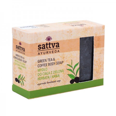 Ziepes ar zaļo tēju un kafiju Green Tea un Coffee, Sattva Ayurveda, 125 g