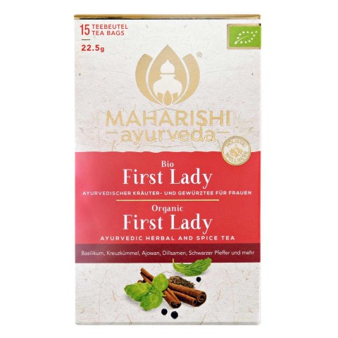 Ajurvedinė žolelių ir prieskonių arbata moterims First Lady, Maharishi Ayurveda, 15 pakelių