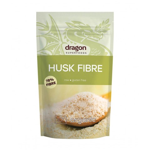 Волокна подорожника Psyllium Husk, органические, Dragon Superfoods, 150 г