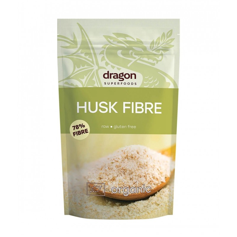 Ceļteku sēklu mizu pulveris Psyllium Husk, organisks, Dragon Superfoods, 150 g