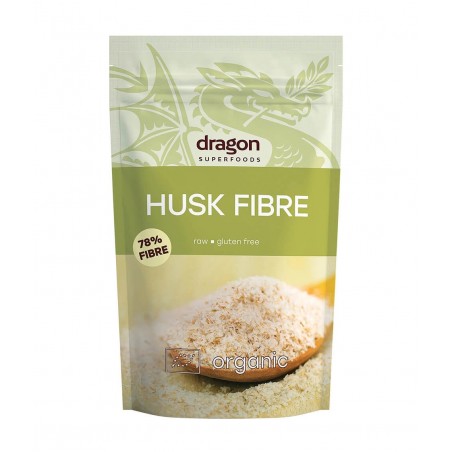 Ceļteku sēklu mizu pulveris Psyllium Husk, organisks, Dragon Superfoods, 150 g