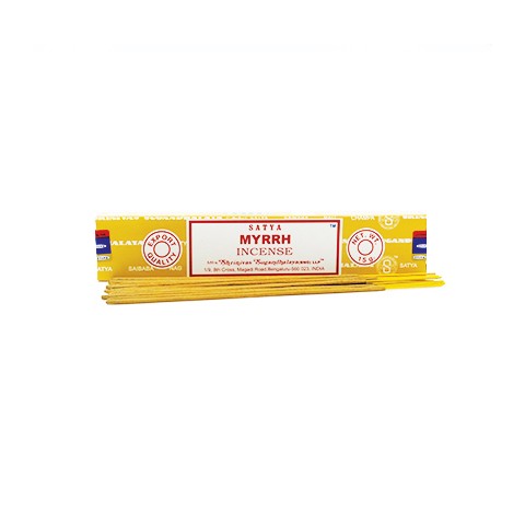 Incense sticks Myrrh, Satya, 15 g