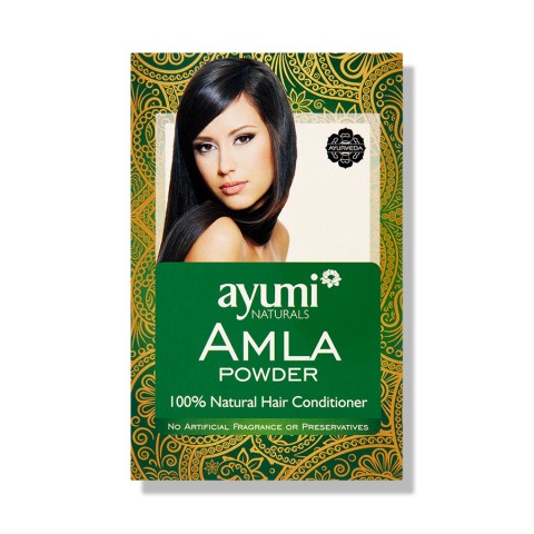 Порошок индийских листовых фруктов для волос Амла, Аюми, 100г