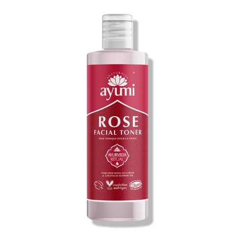 Gaivinantis veido tonikas su rožiu žiedlapiais ir glicerinu Rose, Ayumi, 250 ml